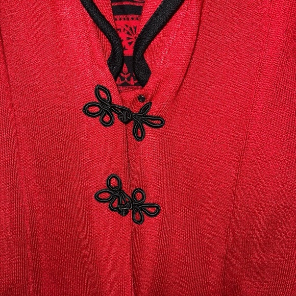 Jeffrey & Dara by Linda Hutley Woman's Red Blazer Jacket Plus Size 22 - Picture 2 of 5